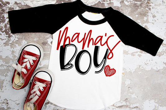 Mamas boy Raglan shirt