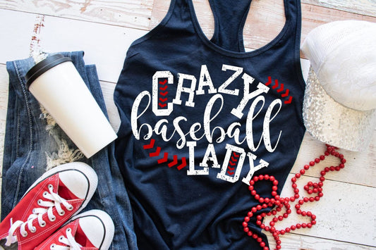 Crazy baseball lady