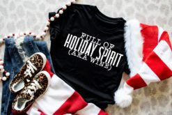 Funny Christmas tee, wine shirt, drinking shirt, holiday spirit, party shirt, Christmas tee, womens shirt, gift for her, white elephant