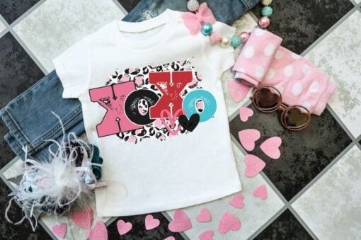 Girls xoxo valentines shirt