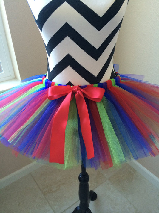 Running tutu, adult tutu, Inside out tutu, Rainbow tutu, rainbow brite tutu, 80s skirt, joy tutu, running skirt, marathon clothes