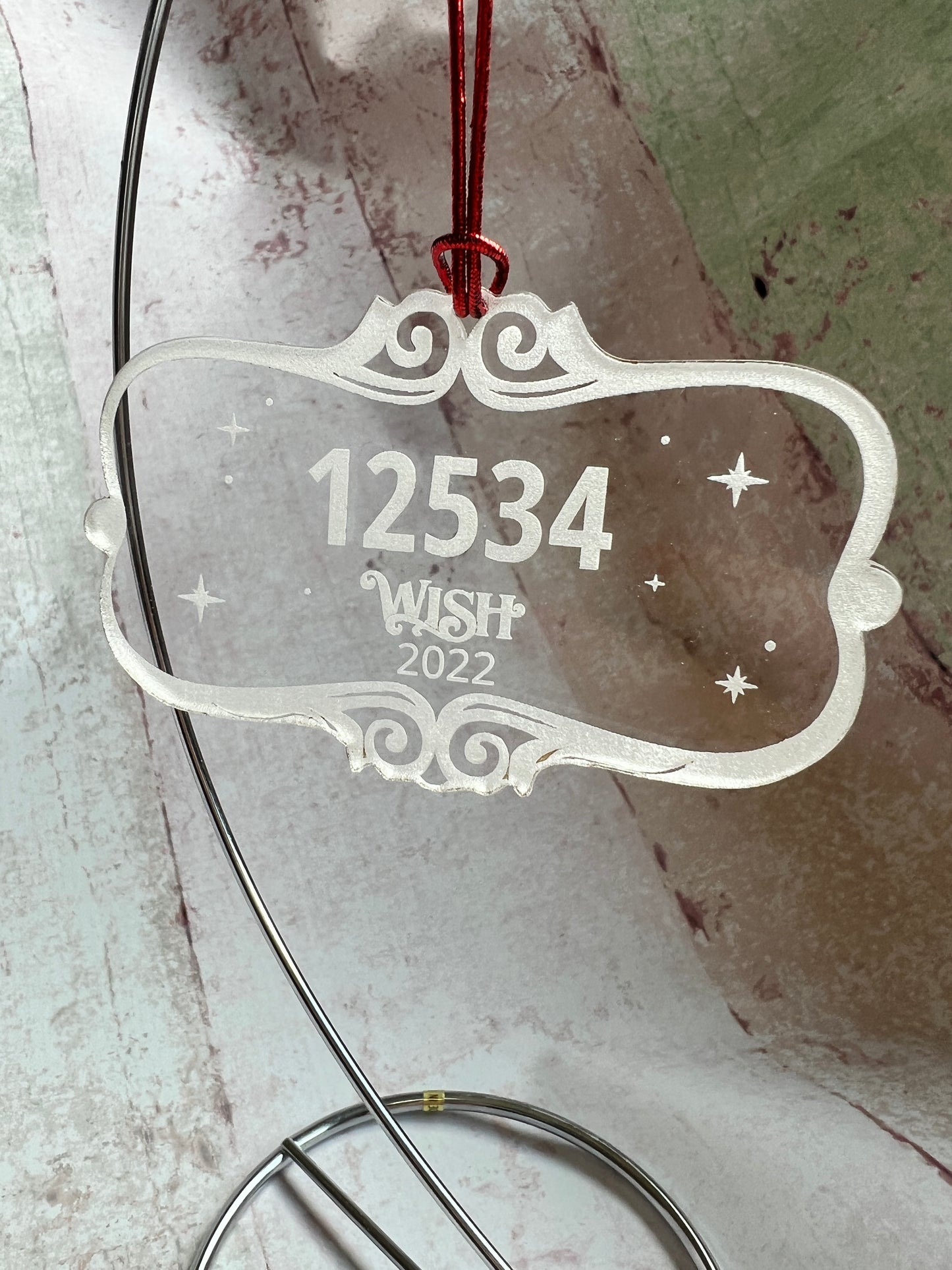Wish door plate ornament