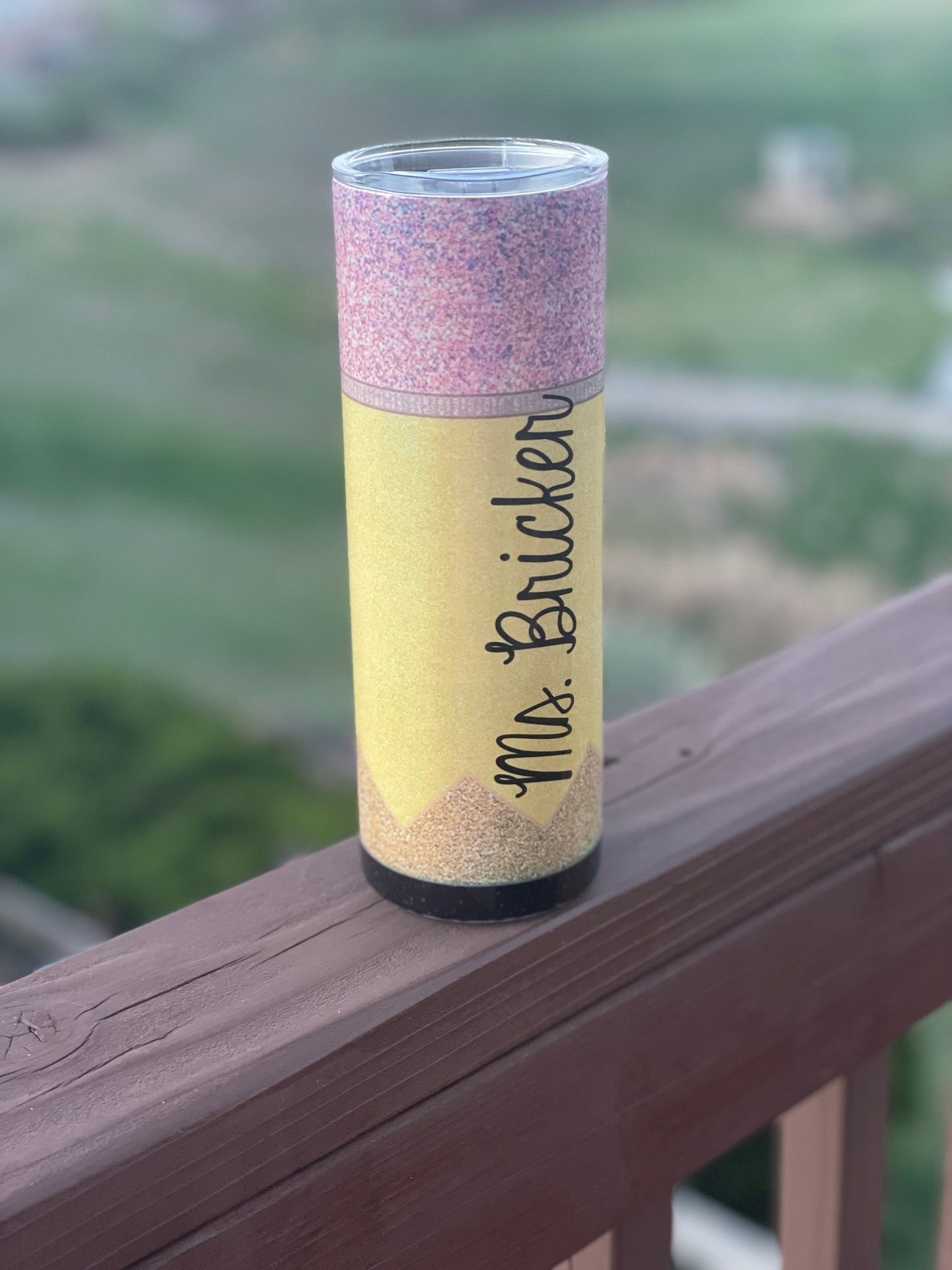 Personalized pencil Tumbler