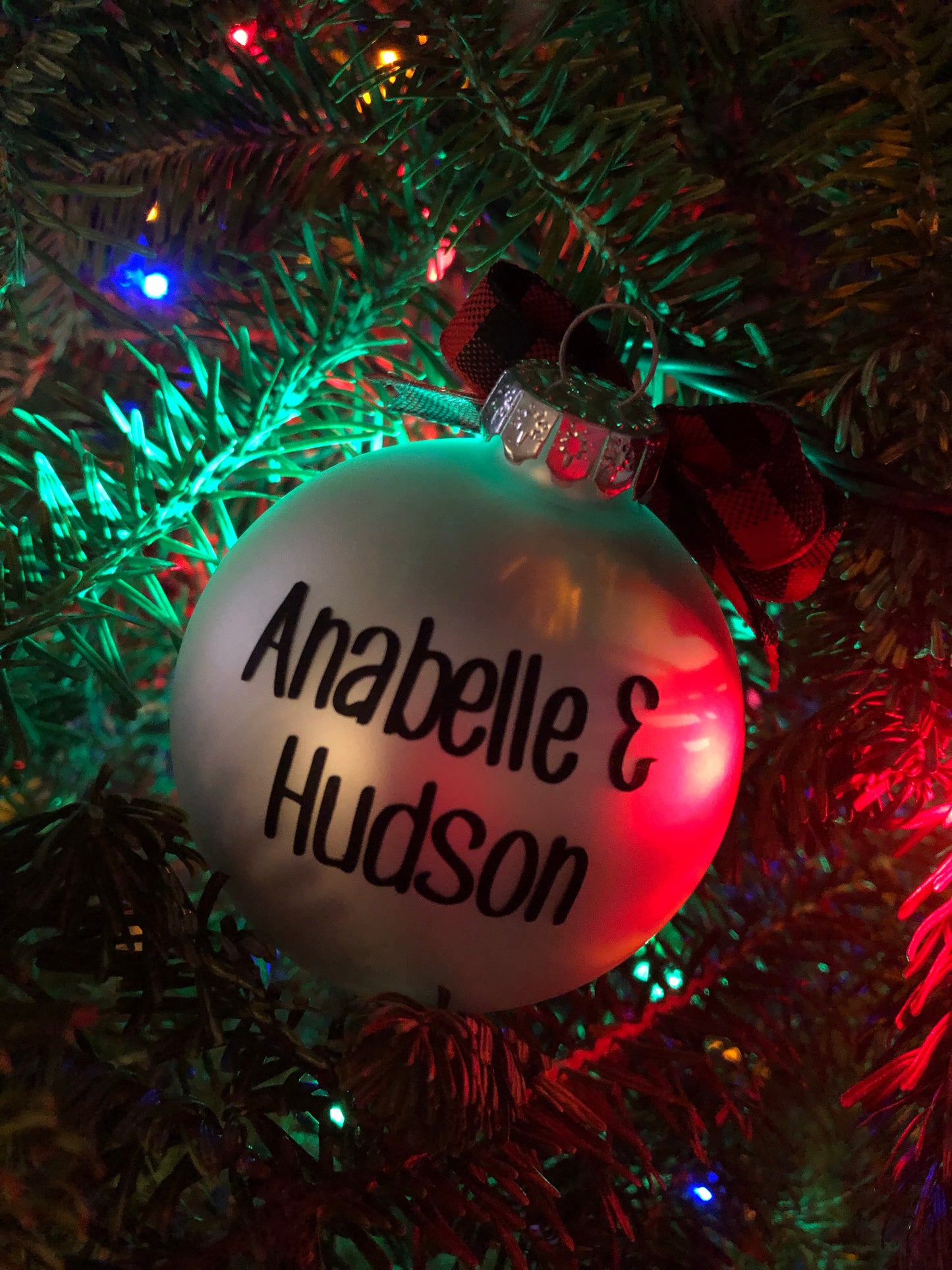 Personalized name ornament