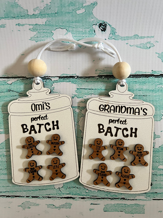Perfect batch family ornament