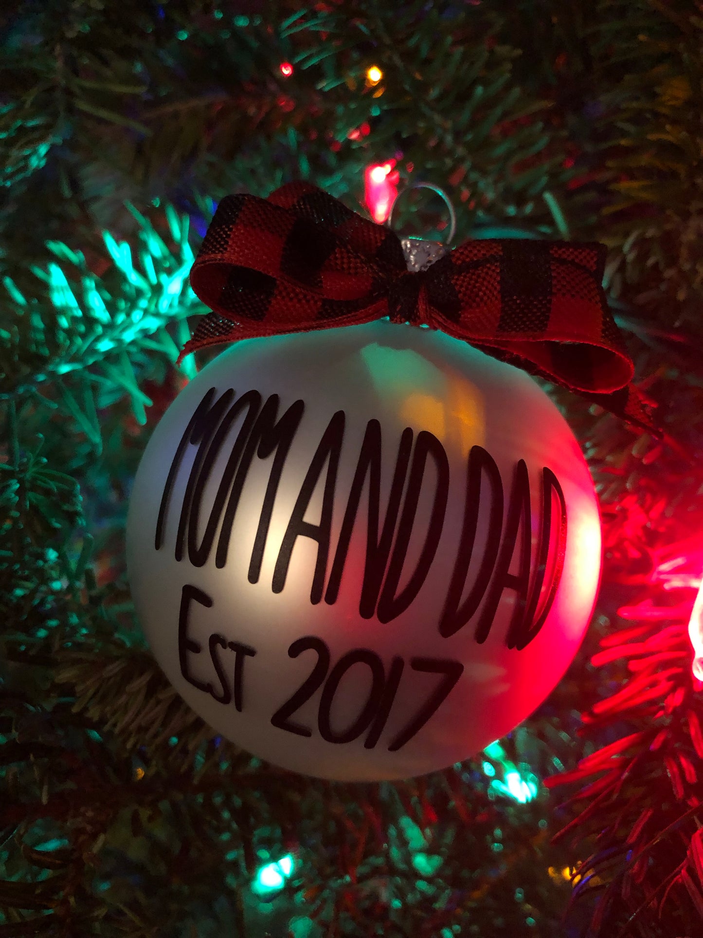 Personalized name ornament