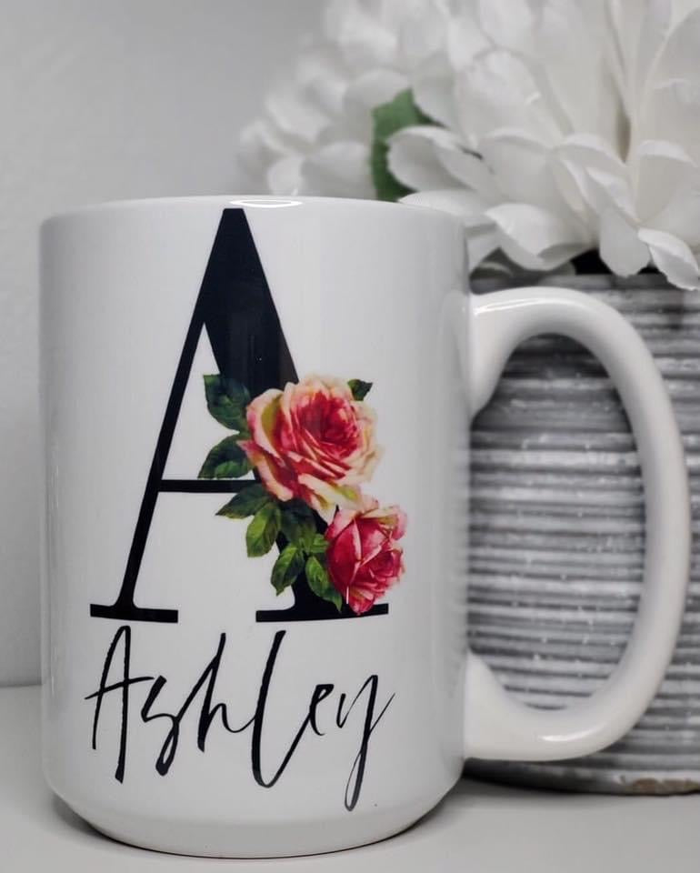 Letter/Initials Coffee mug