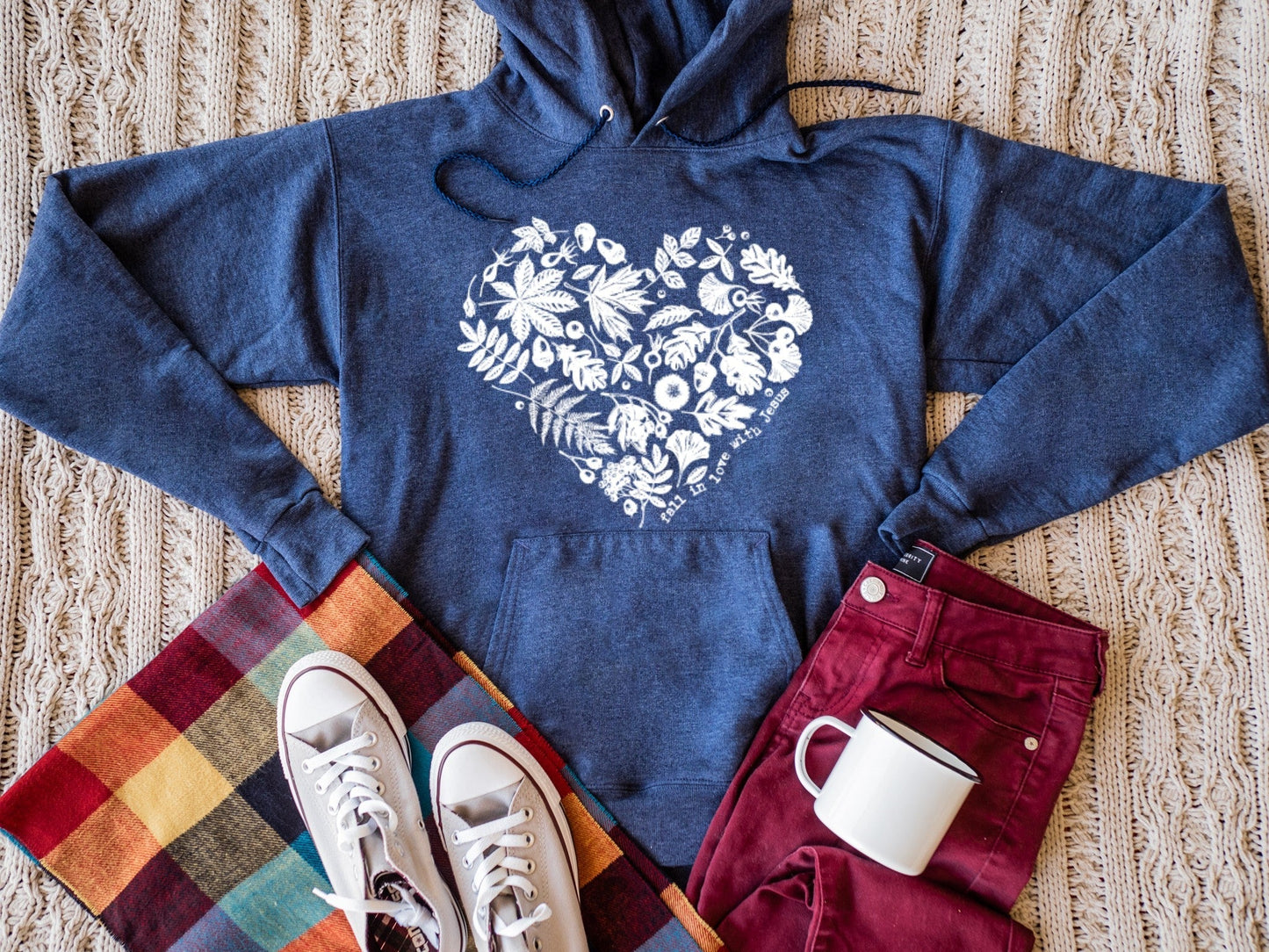 Fall heart hoodie