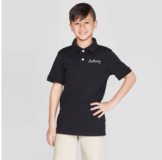 Seeds Academy Uniform-Boys/Girls Short sleeve Polo (Black)